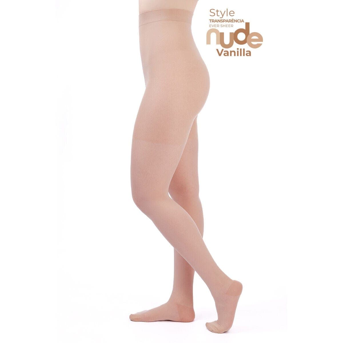 Meia-calça de compressão Sigvaris Ever Sheer, cor vanilla