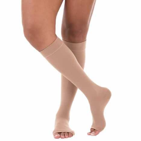 Meia de Compressão Comfortline Cotton — Panturrilha 20-30 mmHg