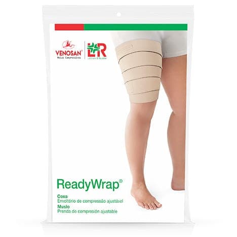Envoltório de compressão ReadyWrap para coxa, bege