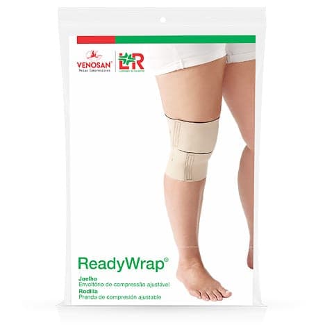 Envoltório de compressão ReadyWrap para joelho, bege